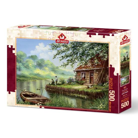 Puzzle Art Fishing Afternoon Puzzle 500 Teile Puzzle Art Fishing Afternoon Puzzle 500 Teile