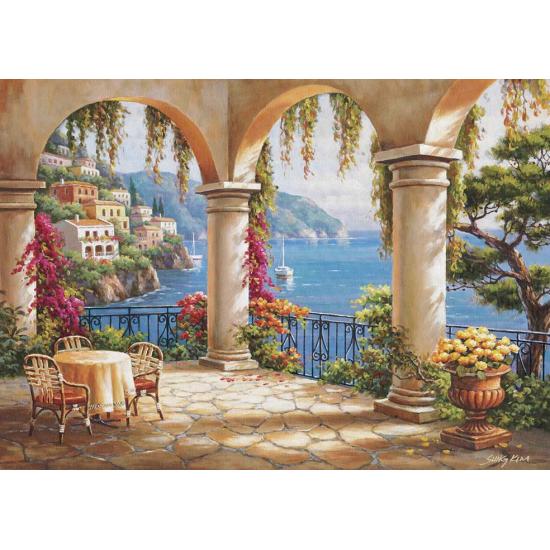 Puzzle Art Puzzle Terrasse im Mittelmeer mit 260 Teilen