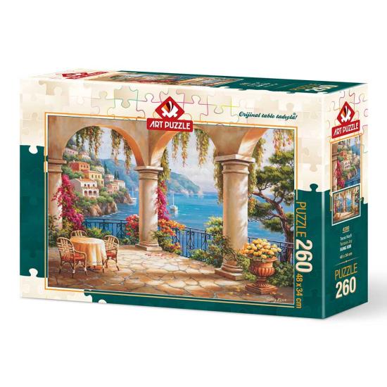 Puzzle Art Puzzle Terrasse im Mittelmeer mit 260 Teilen