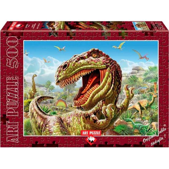 Puzzle Art 500-teiliges Tyrannosaurus Rex-Puzzle