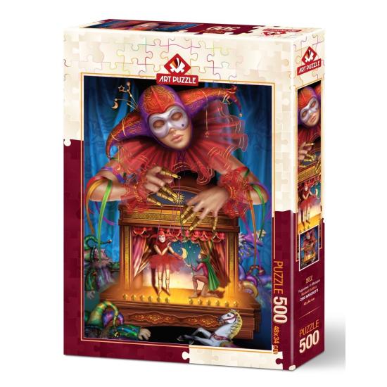 Puzzle Art Maskierter Puppenspieler Puzzle 500 Teile