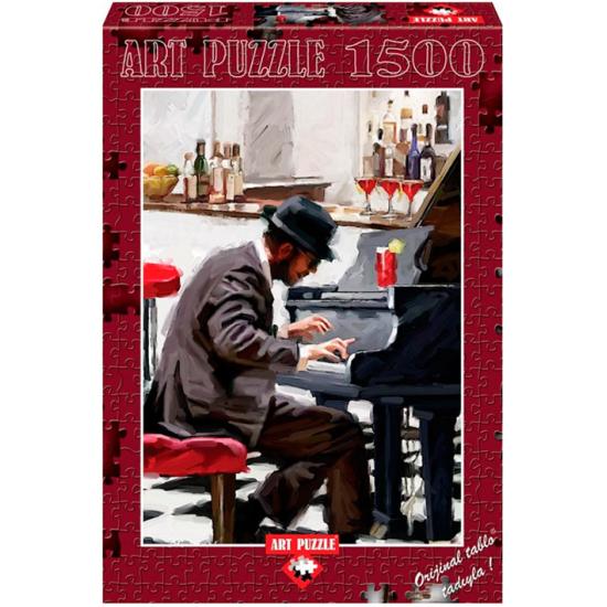 Puzzle Art Puzzle Klavier spielen 1500 Teile