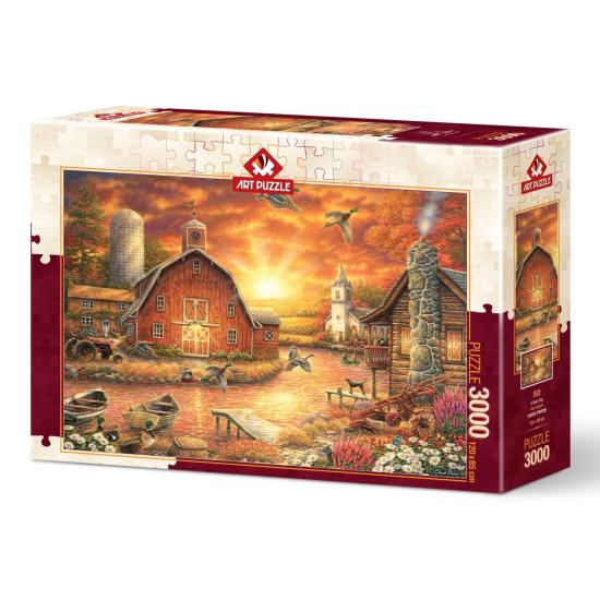 Puzzle Art Puzzle Ein neuer Tag mit 3000 Teilen