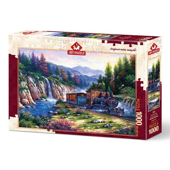 Puzzle Art Puzzle „Reisen mit dem Zug“ mit 1000 Teilen