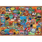 Puzzle Art Weltreisender Puzzle 1500 Teile