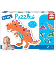 Puzzle Baby Educa Progressive Dinosaurier