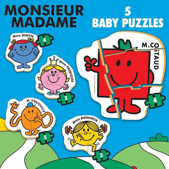 Puzzle Baby Educa Progressive Monsieur Madame