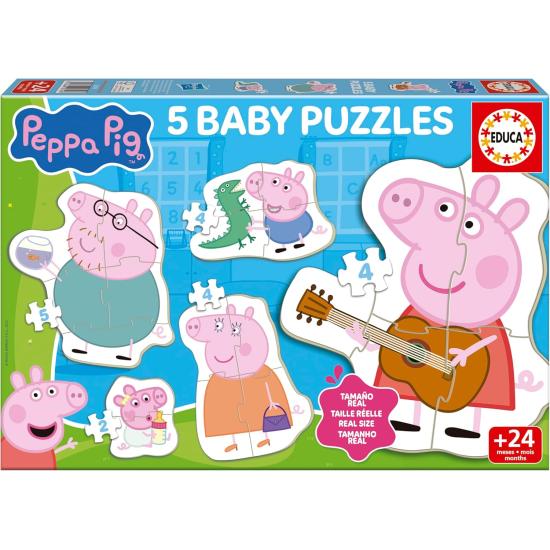 Puzzle Baby Educa Progressive Peppa Pig