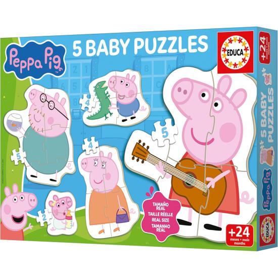 Puzzle Baby Educa Progressive Peppa Pig