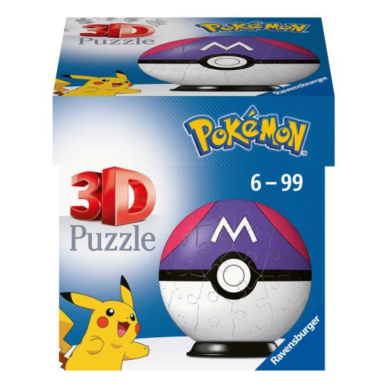 Puzzleball 3D Ravensburger Pokemon Masterball 55 Teile