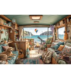 Puzzle Bluebird Campingplatz Coast 1000 Teile