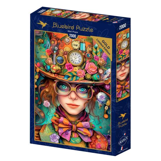 Puzzle Bluebird Verrückte Accessoires, limitierte Edition 2000 T