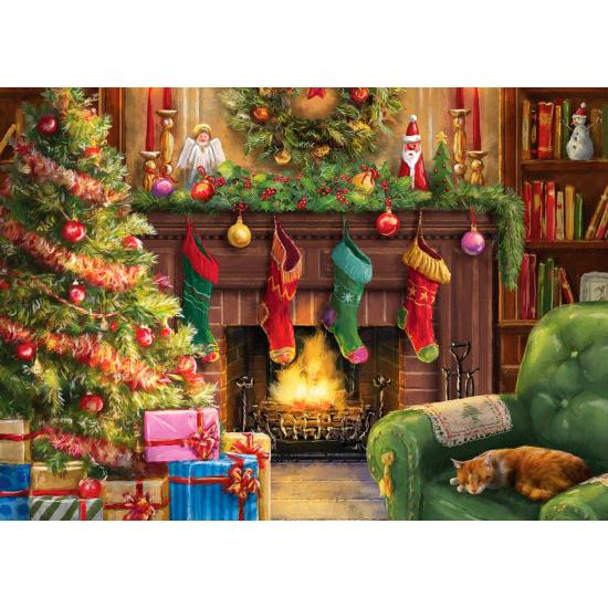 Bluebird Cozy Christmas Evening Puzzle 500 Teile Bluebird Cozy Christmas Evening Puzzle 500 Teile