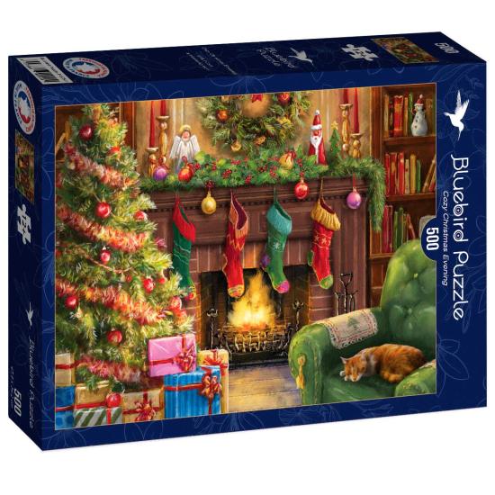 Bluebird Cozy Christmas Evening Puzzle 500 Teile Bluebird Cozy Christmas Evening Puzzle 500 Teile
