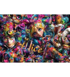 Puzzle Bluebird Alice In Graffitiland 1000-teiliges