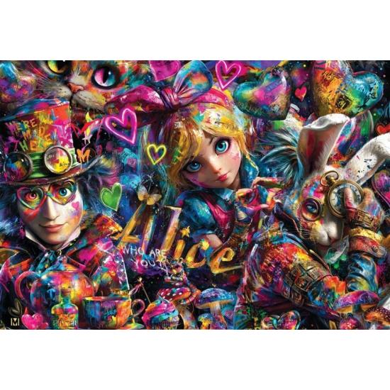 Puzzle Bluebird Alice In Graffitiland 1000-teiliges