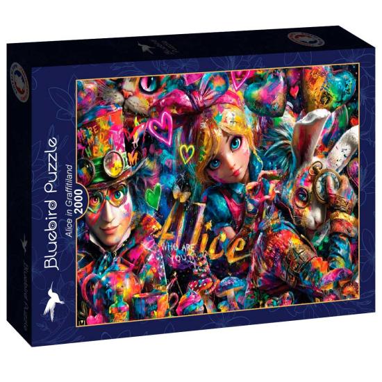 Puzzle Bluebird Alice Im Graffitiland 2000 Teile