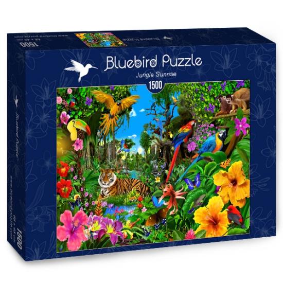 Bluebird Dawn in the Jungle Puzzle 1500 Teile