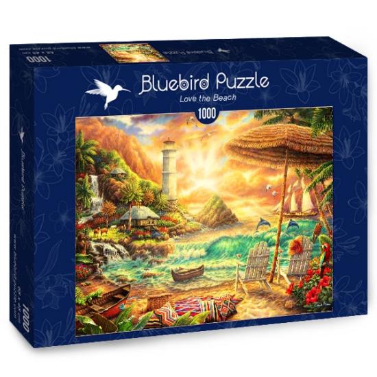 Bluebird I Love the Beach Puzzle 1000 Teile