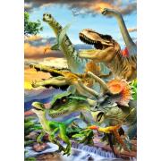 Bluebird Sunset Dino Puzzle 1000 Teile