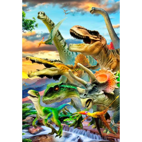 Bluebird Sunset Dino Puzzle 260 Teile