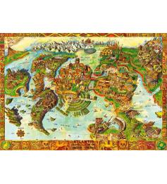 Bluebird Atlantis Zentrum der Antiken Welt Puzzle 1000 Teile