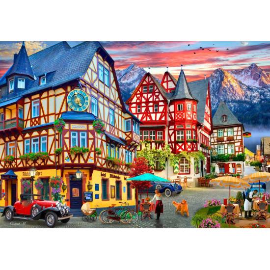 Puzzle Bluebird Bacharach, Rheintal 1000 Teile
