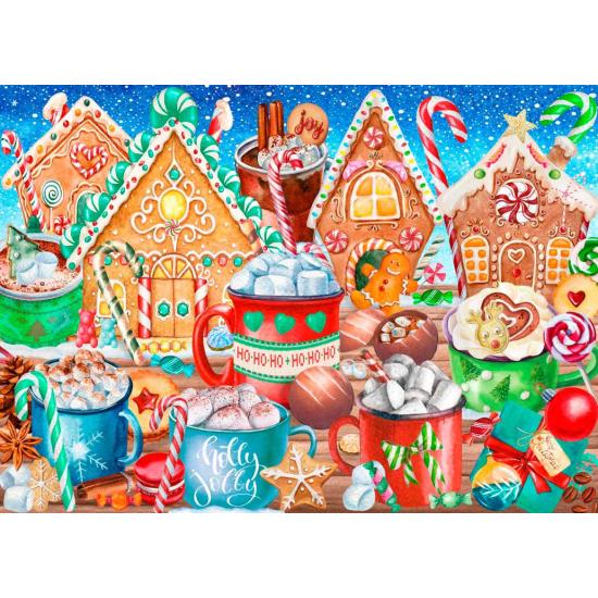 Puzzle Bluebird Zuckerstangen Und Kakao 500 Teile