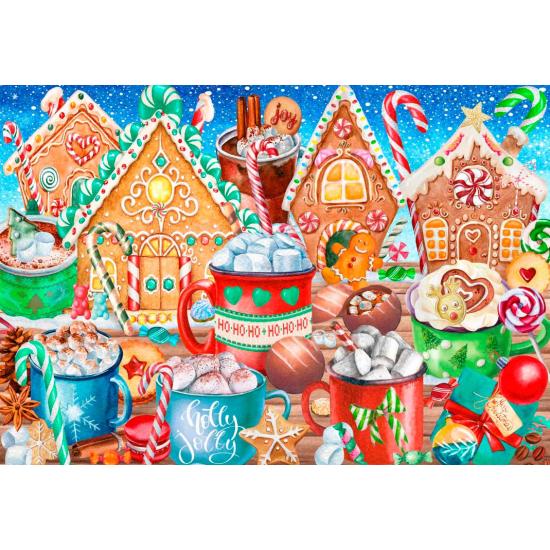Puzzle Bluebird Zuckerstangen Und Kakao 1000-teiliges