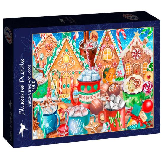 Puzzle Bluebird Zuckerstangen Und Kakao 1000-teiliges