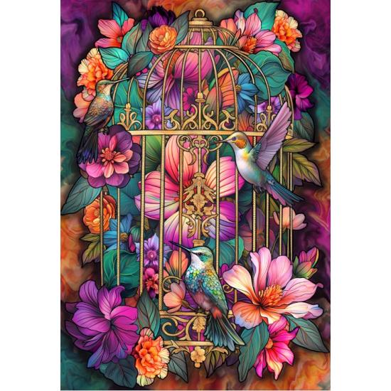 Puzzle Bluebird Eingefangene Schönheit 1000 Teile