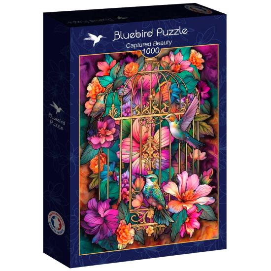 Puzzle Bluebird Eingefangene Schönheit 1000 Teile