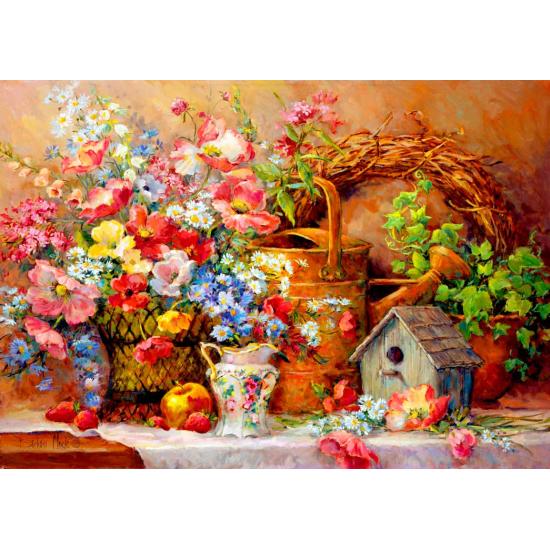 Bluebird Still Life Garden Puzzle 2000 Teile