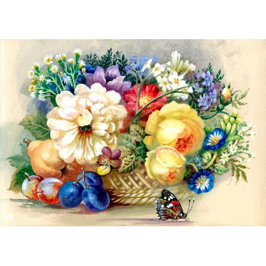 Bluebird Autumn Bouquet Puzzle 1500 Teile