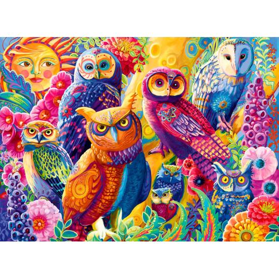 Bluebird Bunte Eulen Puzzle 4000 Teile