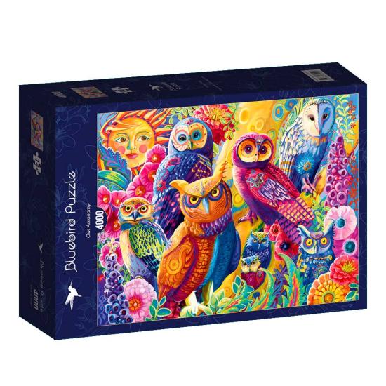 Bluebird Bunte Eulen Puzzle 4000 Teile