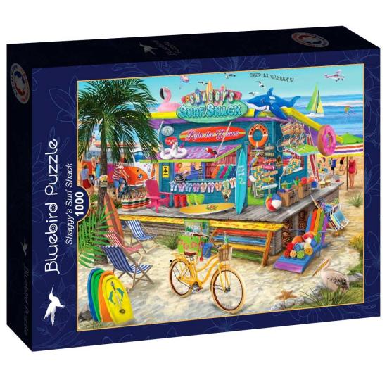 Puzzle Bluebird Shaggys Surfhütte 1000 Teile