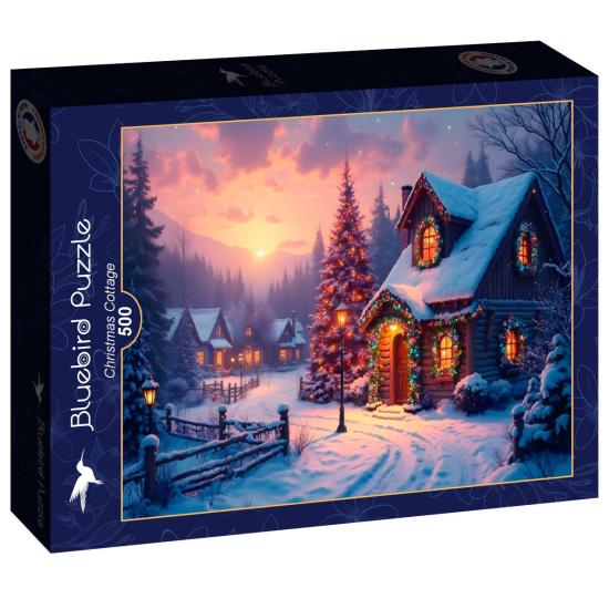 Puzzle Bluebird Weihnachtshäuschen 500 Teile