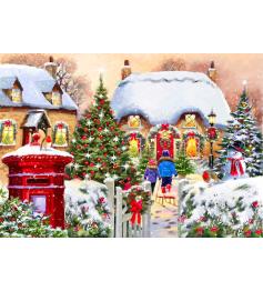 Bluebird Winter Cabin Puzzle 1000 Teile
