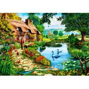 Bluebird Cabin on the Lake Puzzle 1000 Teile
