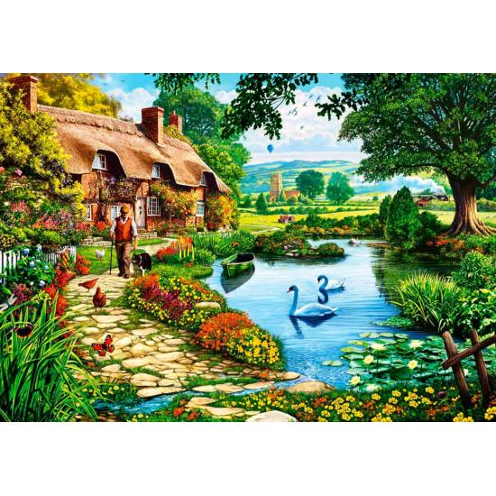 Bluebird Cabin on the Lake Puzzle 1000 Teile