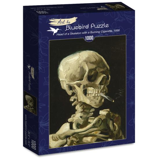Bluebird-Schädel mit brennender Zigarre Puzzle 1000 Teile