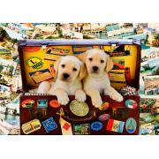Bluebird Traveling Puppies Puzzle 1000 Teile
