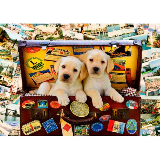 Bluebird Traveling Puppies Puzzle 1000 Teile