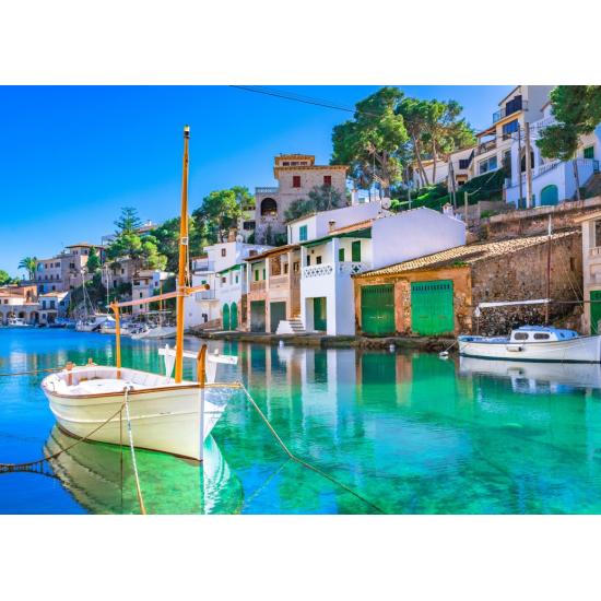 Puzzle Bluebird Cala Figuera Fischerhafen, Mallorca 500 Teile