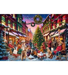 Puzzle Bluebird Weihnachtsstraße 1000-teiliges
