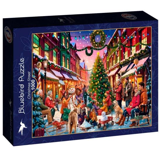 Puzzle Bluebird Weihnachtsstraße 1000-teiliges