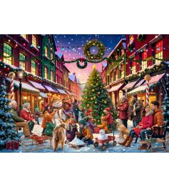 Puzzle Bluebird Weihnachtsstraße 2000 Teile