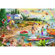 Puzzle Bluebird Sommercamp Am See 1000 Teile