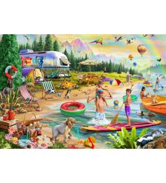 Puzzle Bluebird Sommercamp Am See 1000 Teile